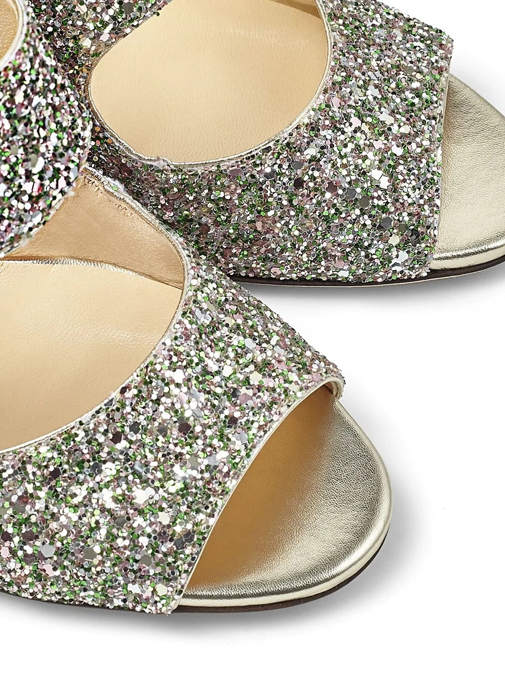 Saf glitter-embellished 85mm sandals - 3