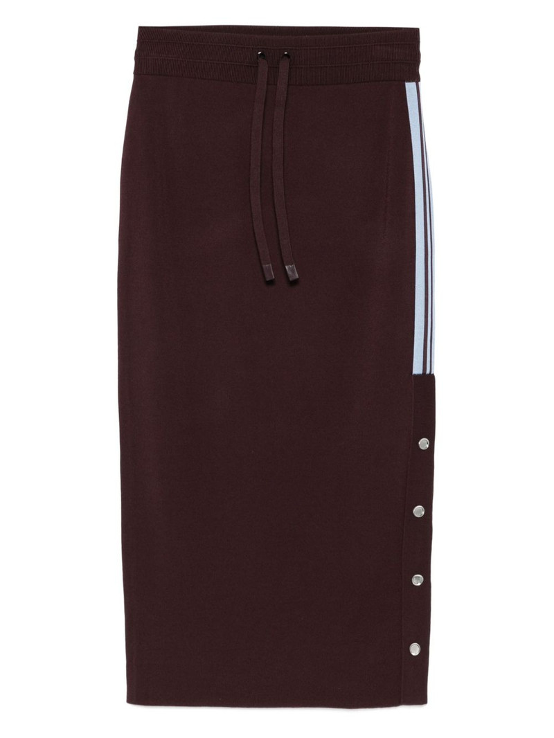 drawstring side-stripe skirt 1