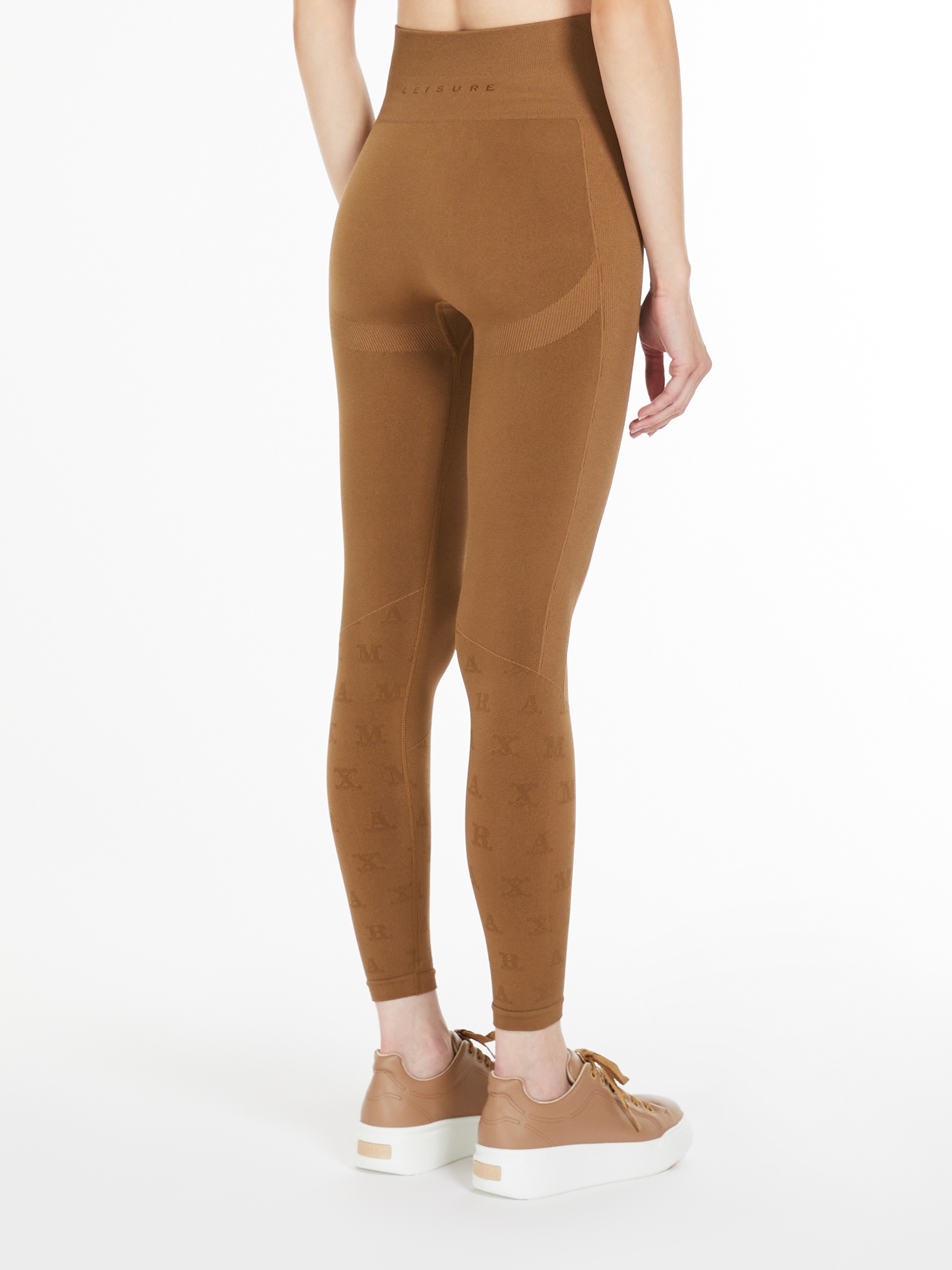 FINEZZA Monogram technical leggings - 4