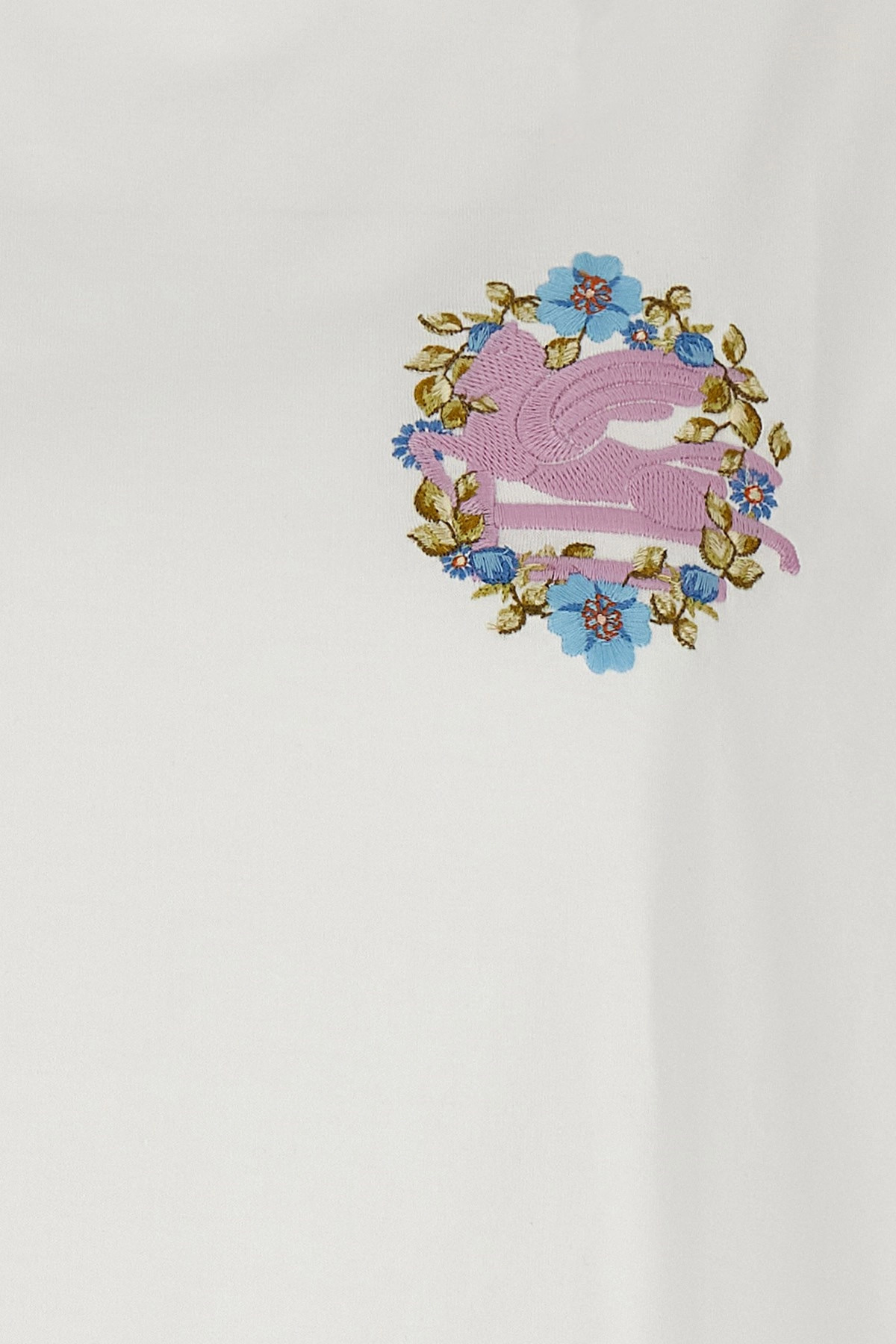 Logo embroidery t-shirt - 5