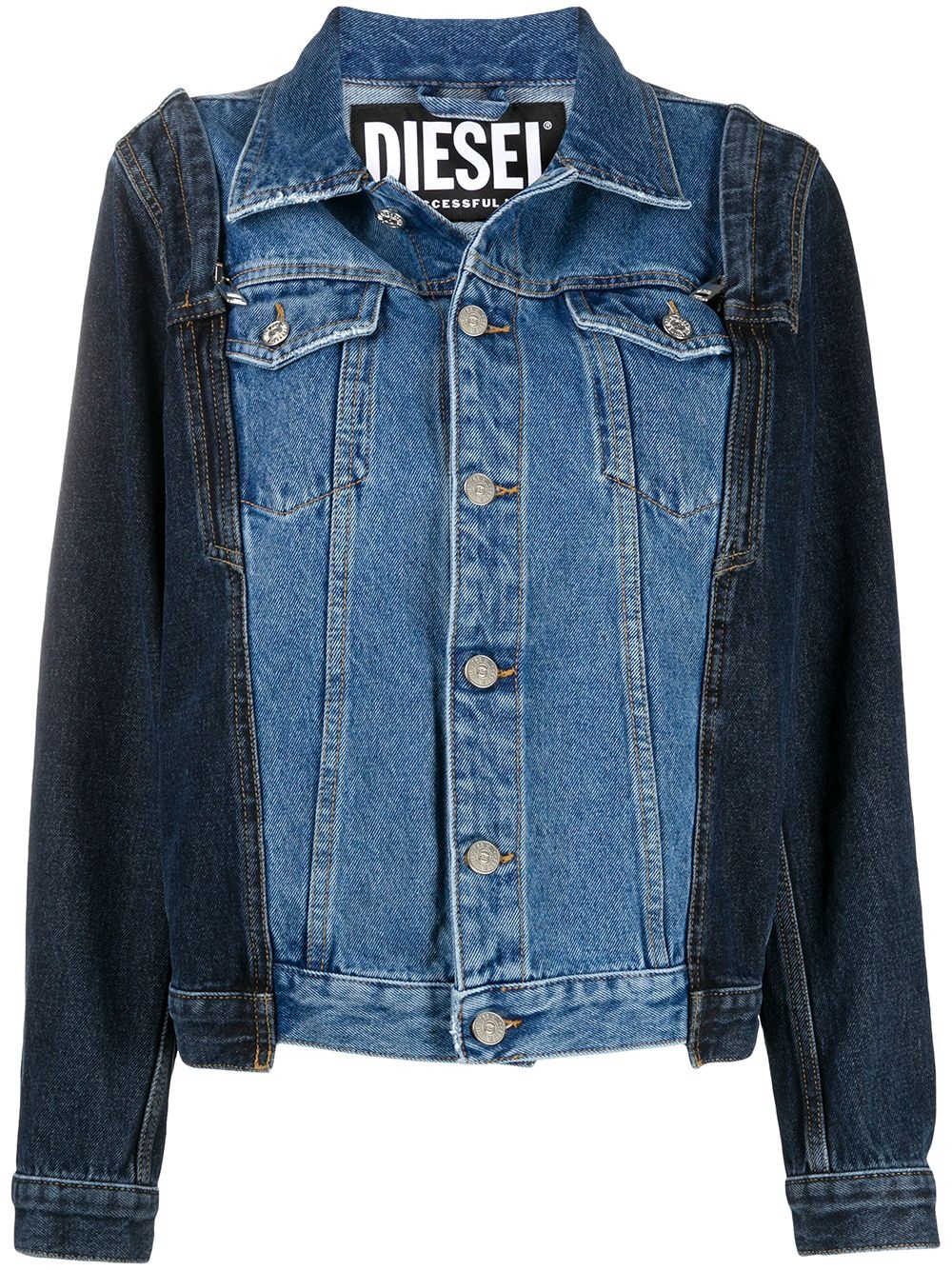 reconstructed denim jacket - 1