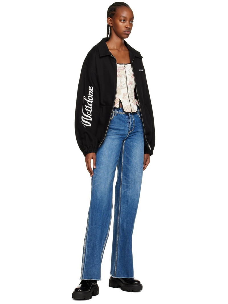 We11done Blue Worn Jeans outlook