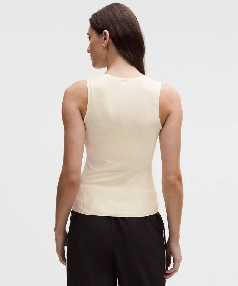 lululemon Wundermost Ultra-Soft Ribbed Nulu Scoop-Neck Tank Top outlook