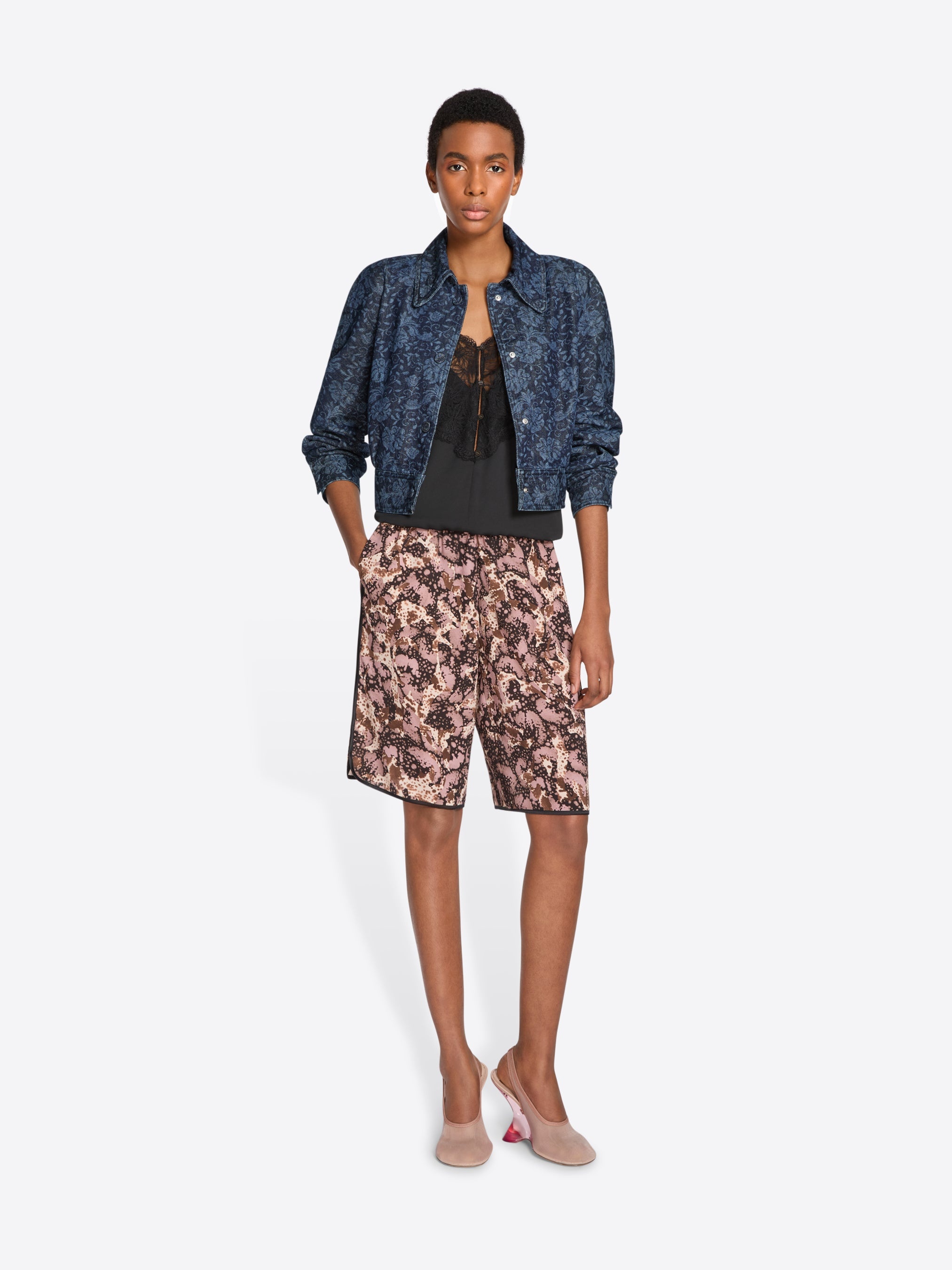 PRINTED DENIM JACKET - 2