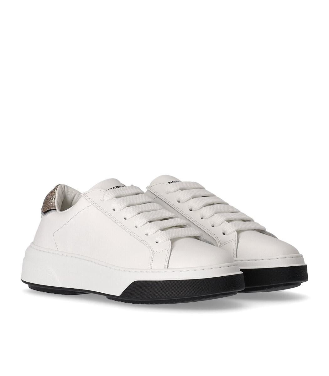 DSQUARED2 BUMPER WHITE GOLD SNEAKER - 2