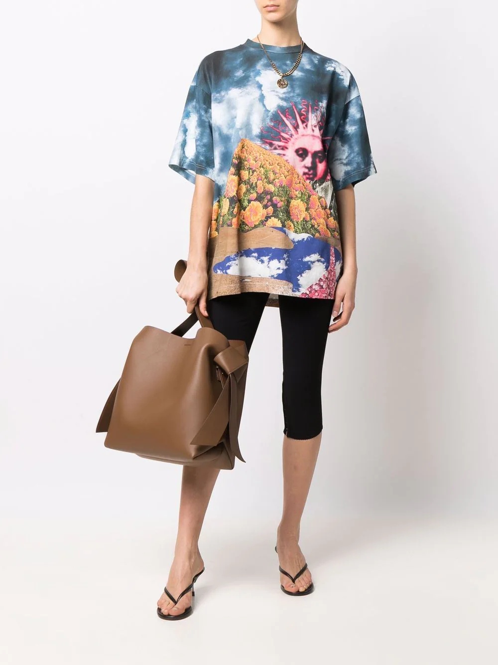 Midi knotted shoulder bag - 2