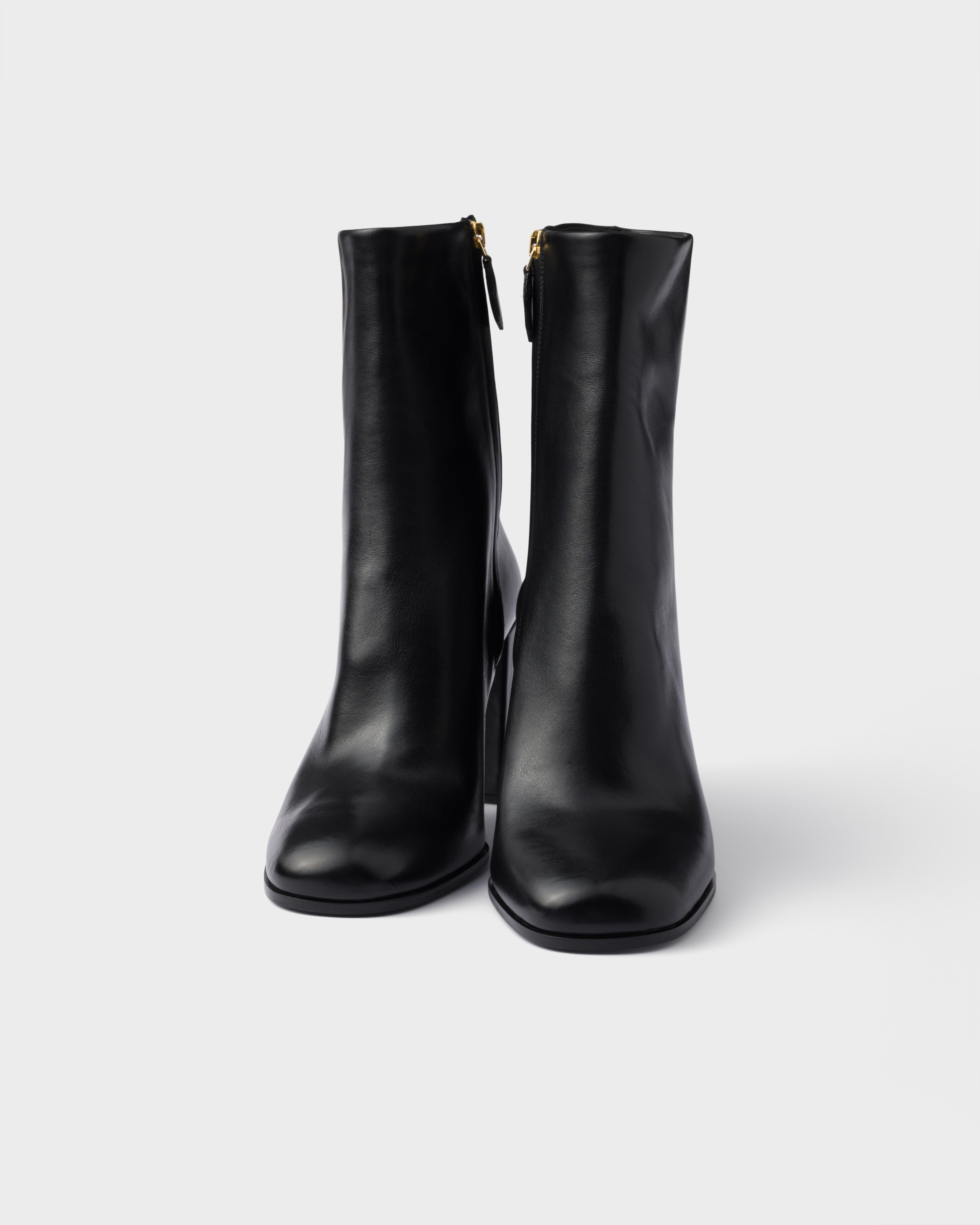 Leather booties - 5