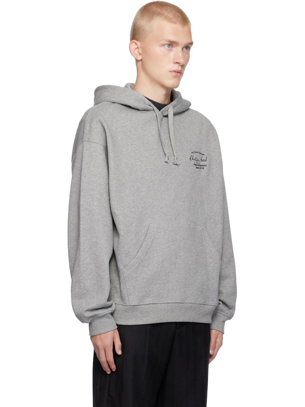 Gray 'Château Axel' Hoodie - 2