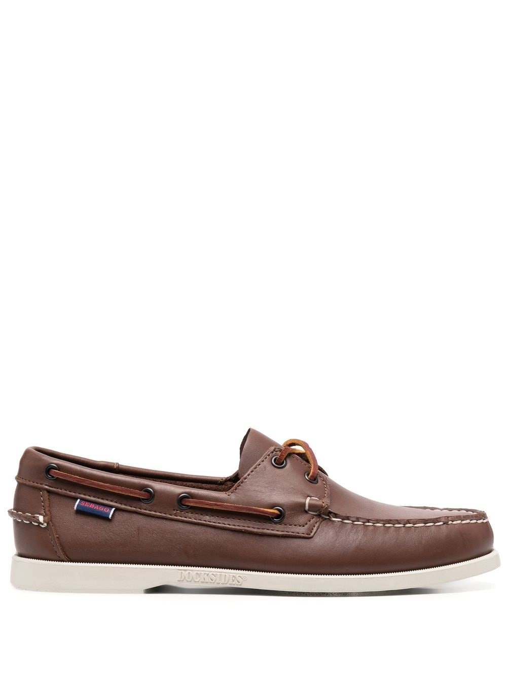 front lace-up detail boat shoes - 1