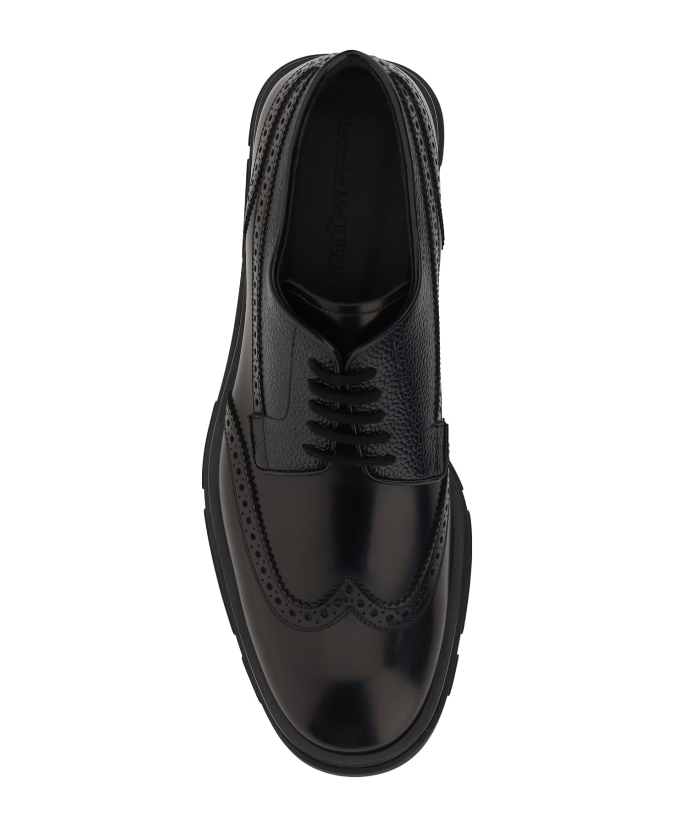 Brogues Leather Lace Up Shoes - 4
