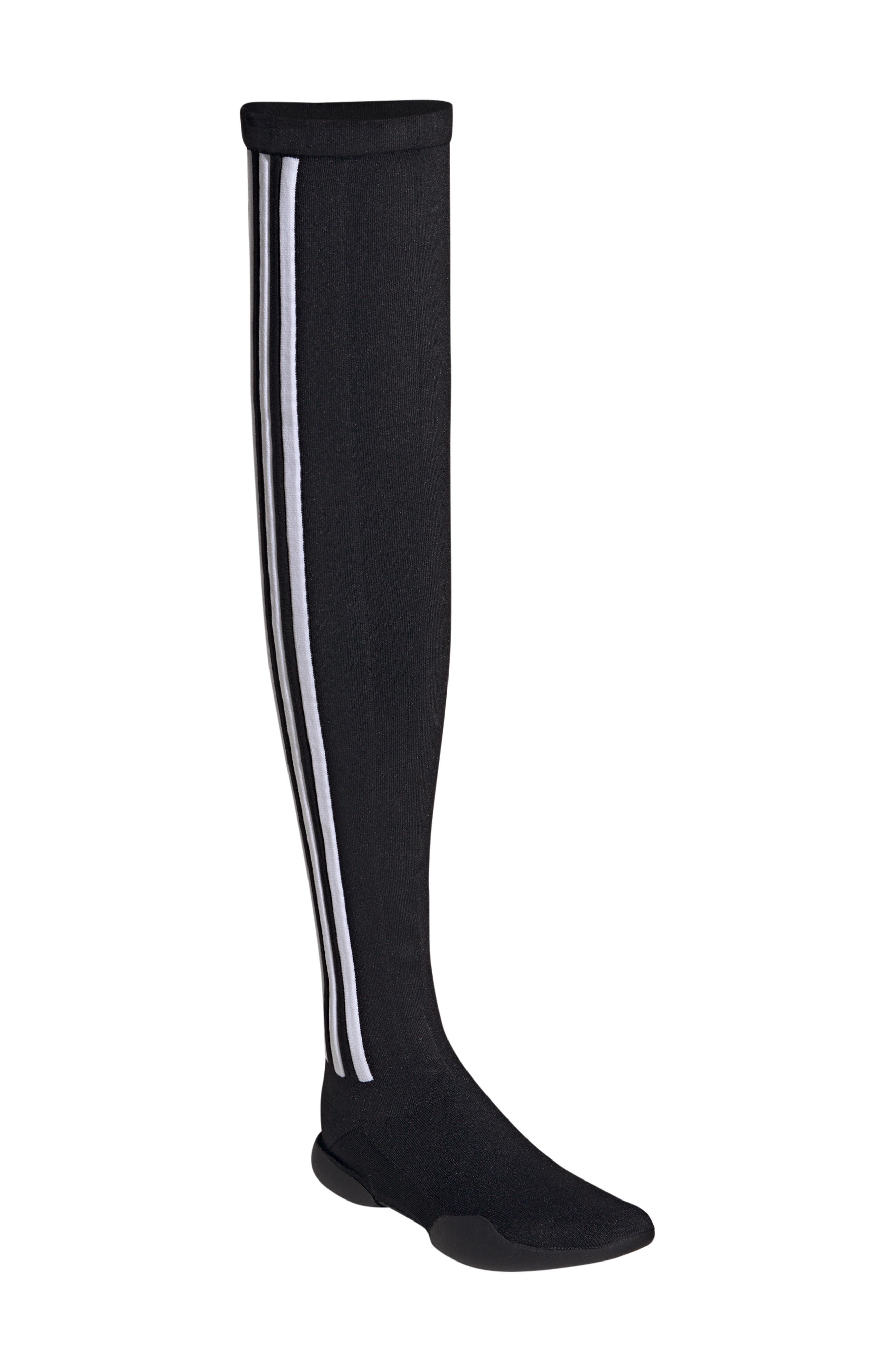 adidas Taekwondo Mei Super High Sneaker Boot in Black/White/Black at Nordstrom - 1