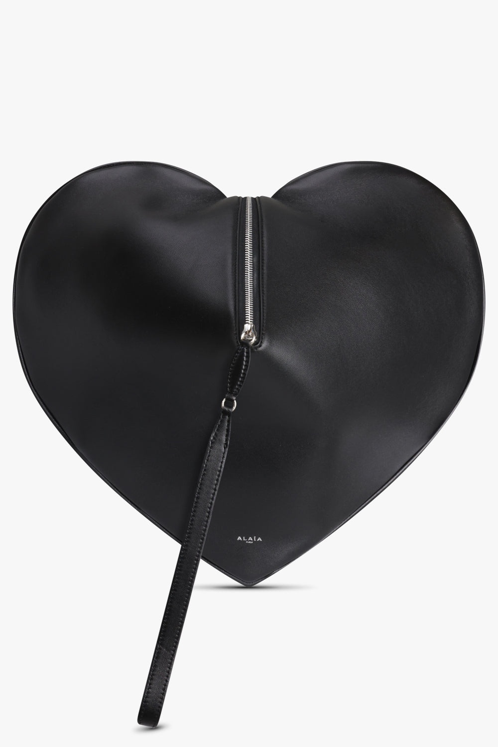 LE COEUR OVERSIZED LEATHER CLUTCH | BLACK - 1