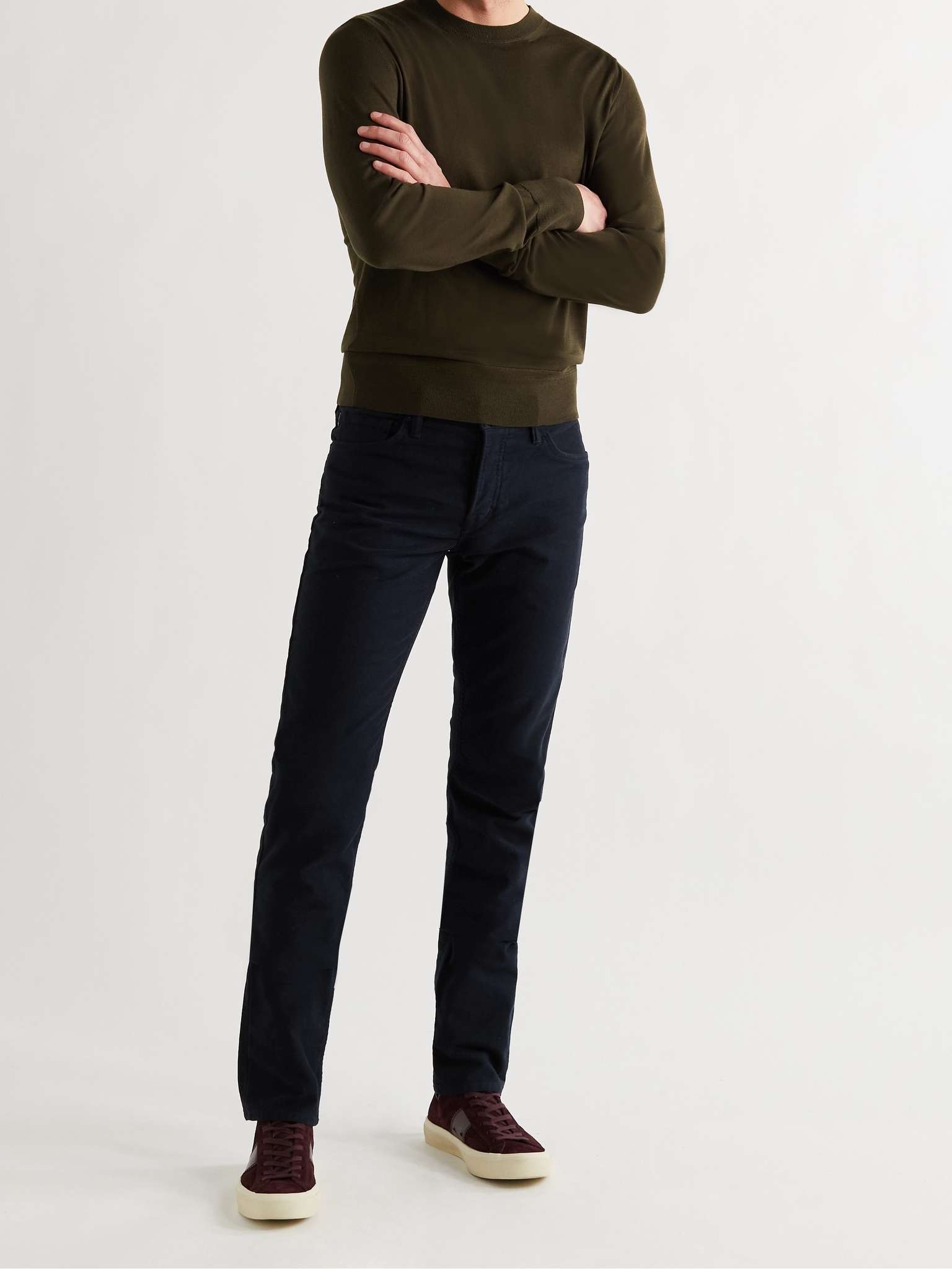 Slim-Fit Wool Sweater - 2