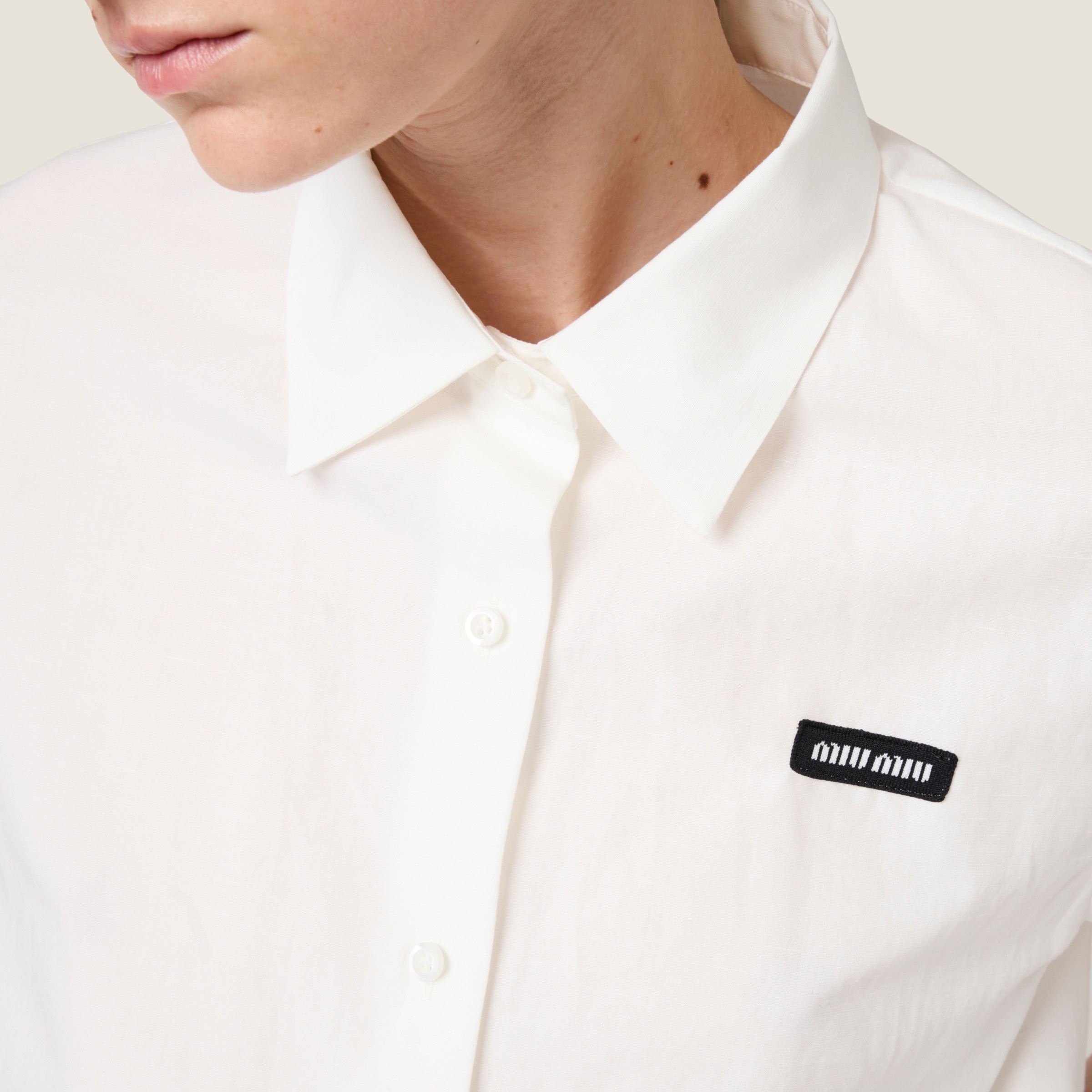 Slubbed poplin shirt - 5