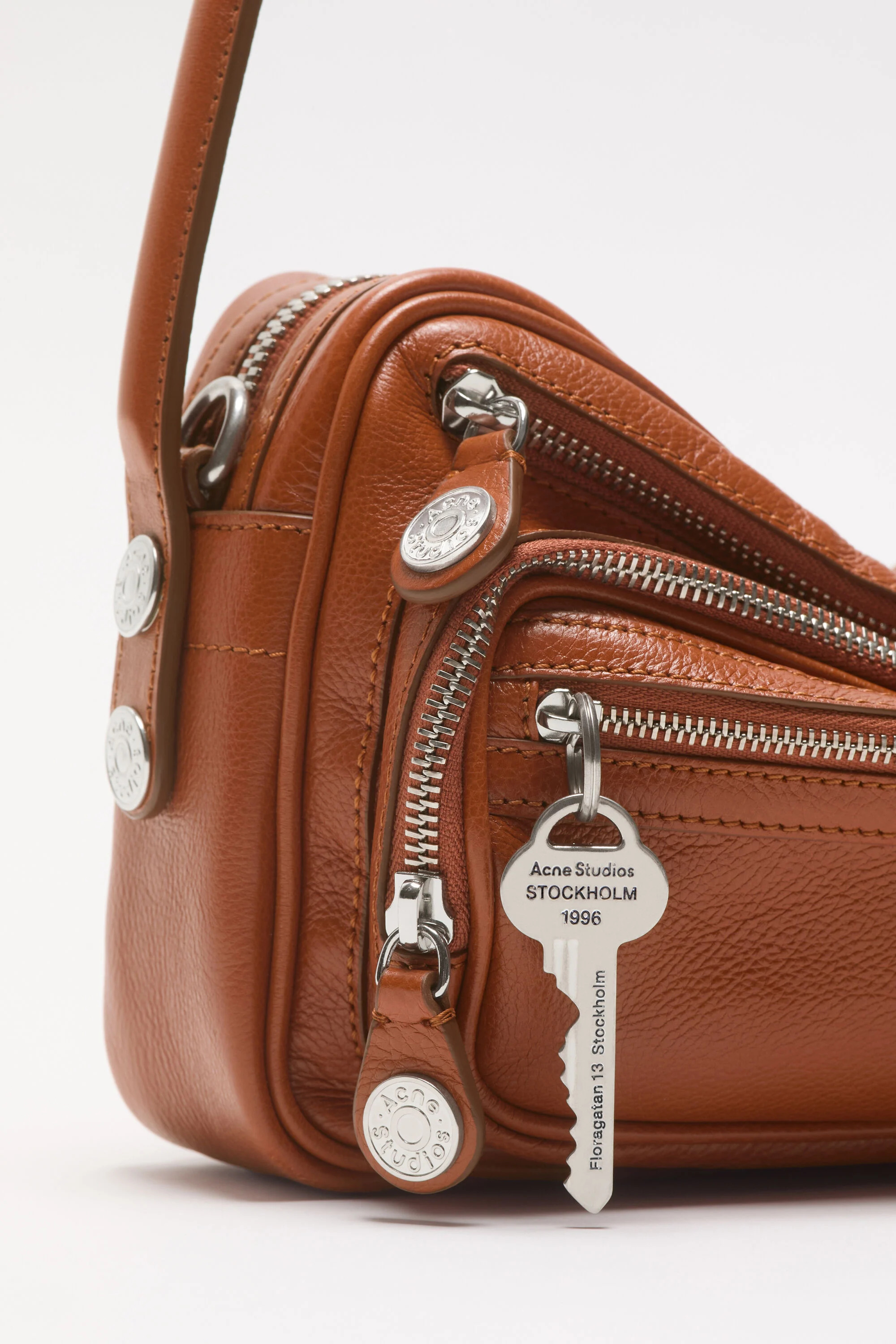 Camero Party shoulder bag - Cognac brown - 4