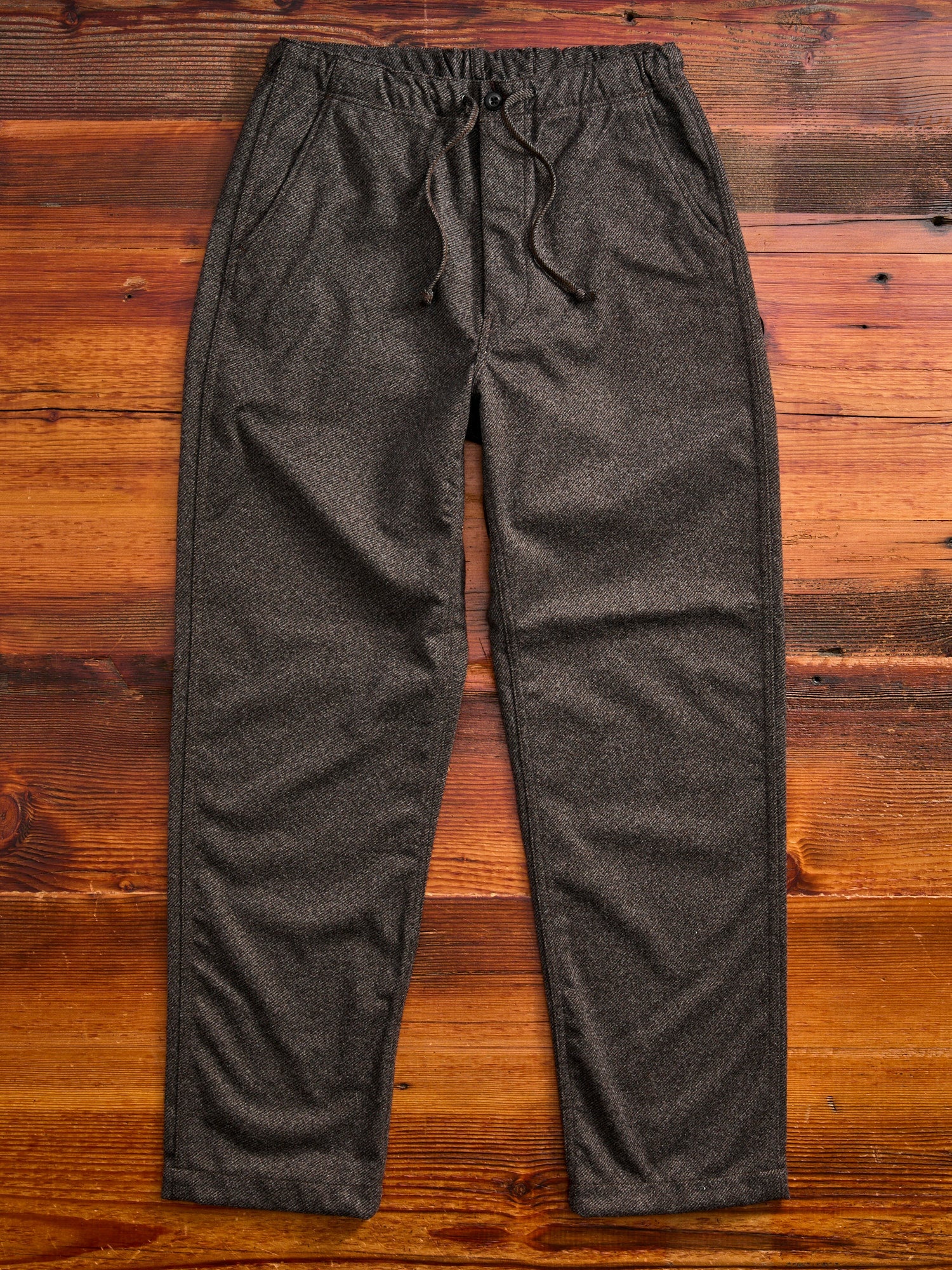 New Yorker Pants in Brown Tweed - 1