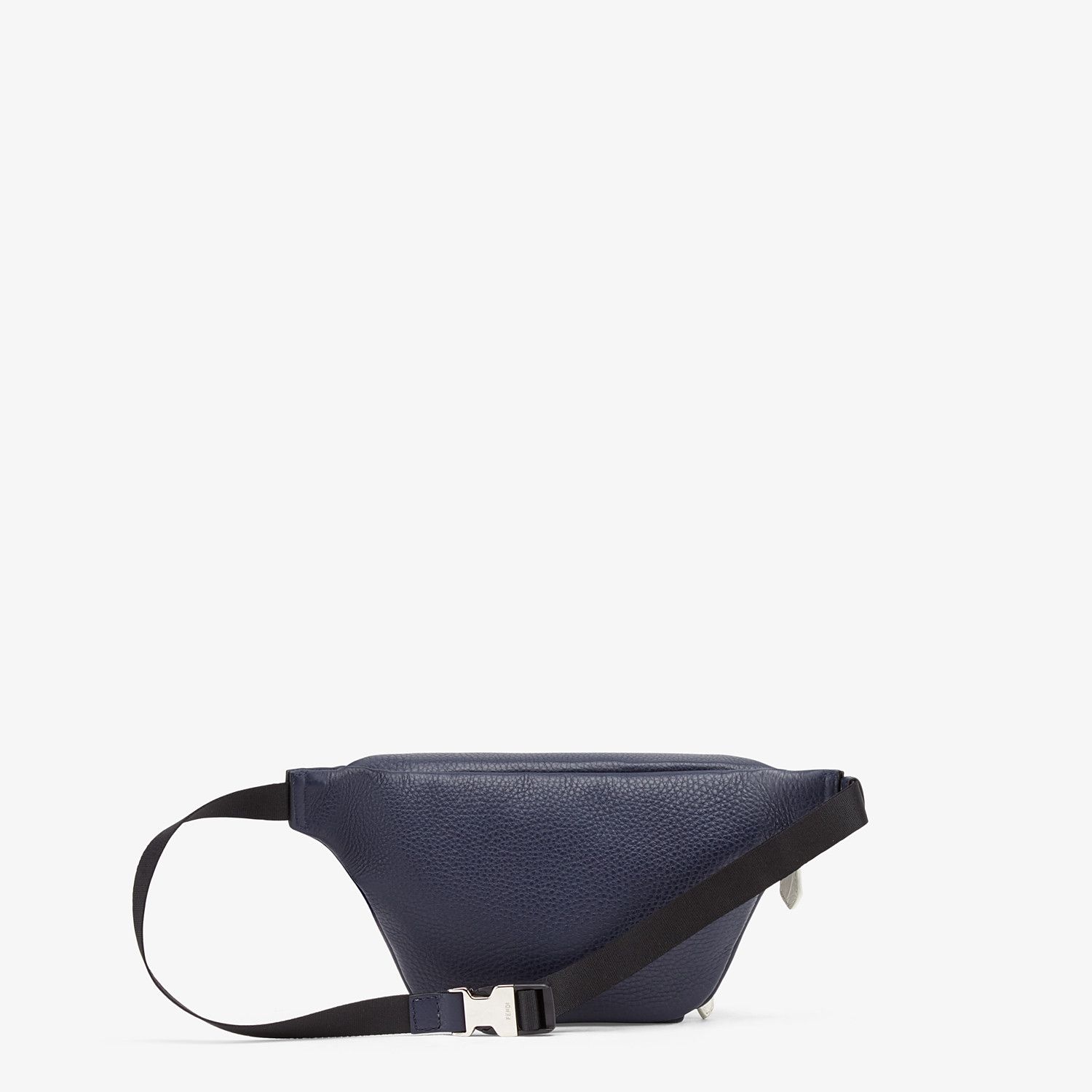 Blue leather belt bag - 3