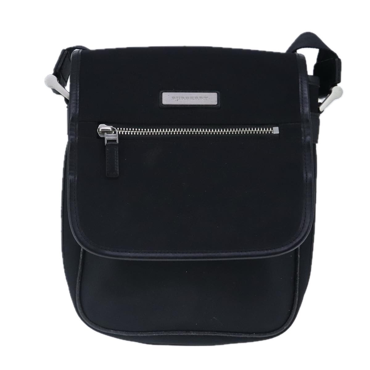 Burberry Nova Check Shoulder Bag Nylon Black - 13