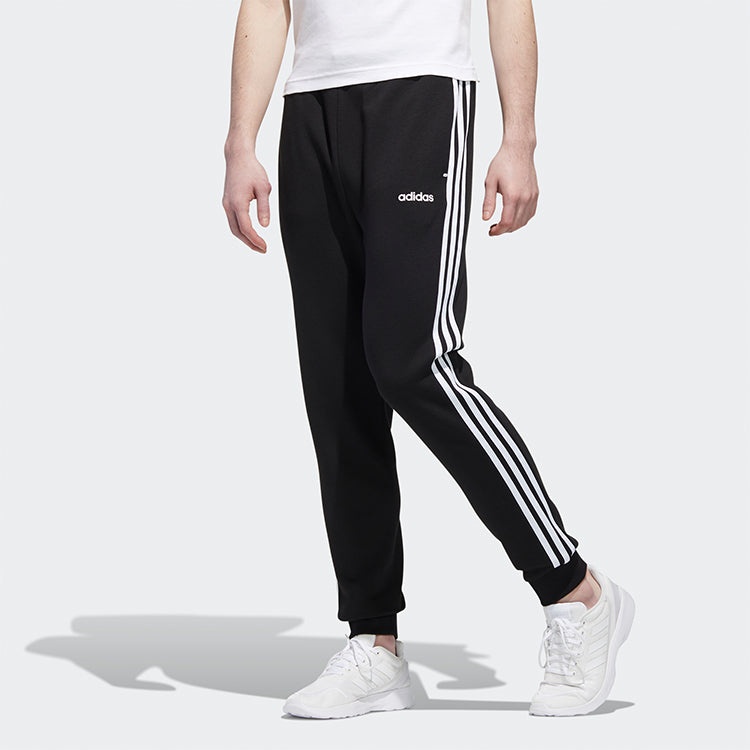 adidas neo M ESNTL 3S TP Bundle Feet Casual Sports Long Pants Black GJ8907 - 6