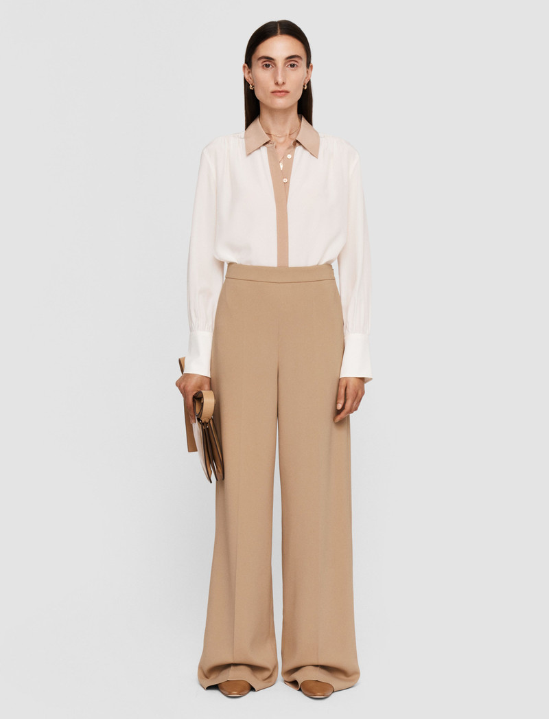 JOSEPH Alane Comfort Cady Trousers outlook