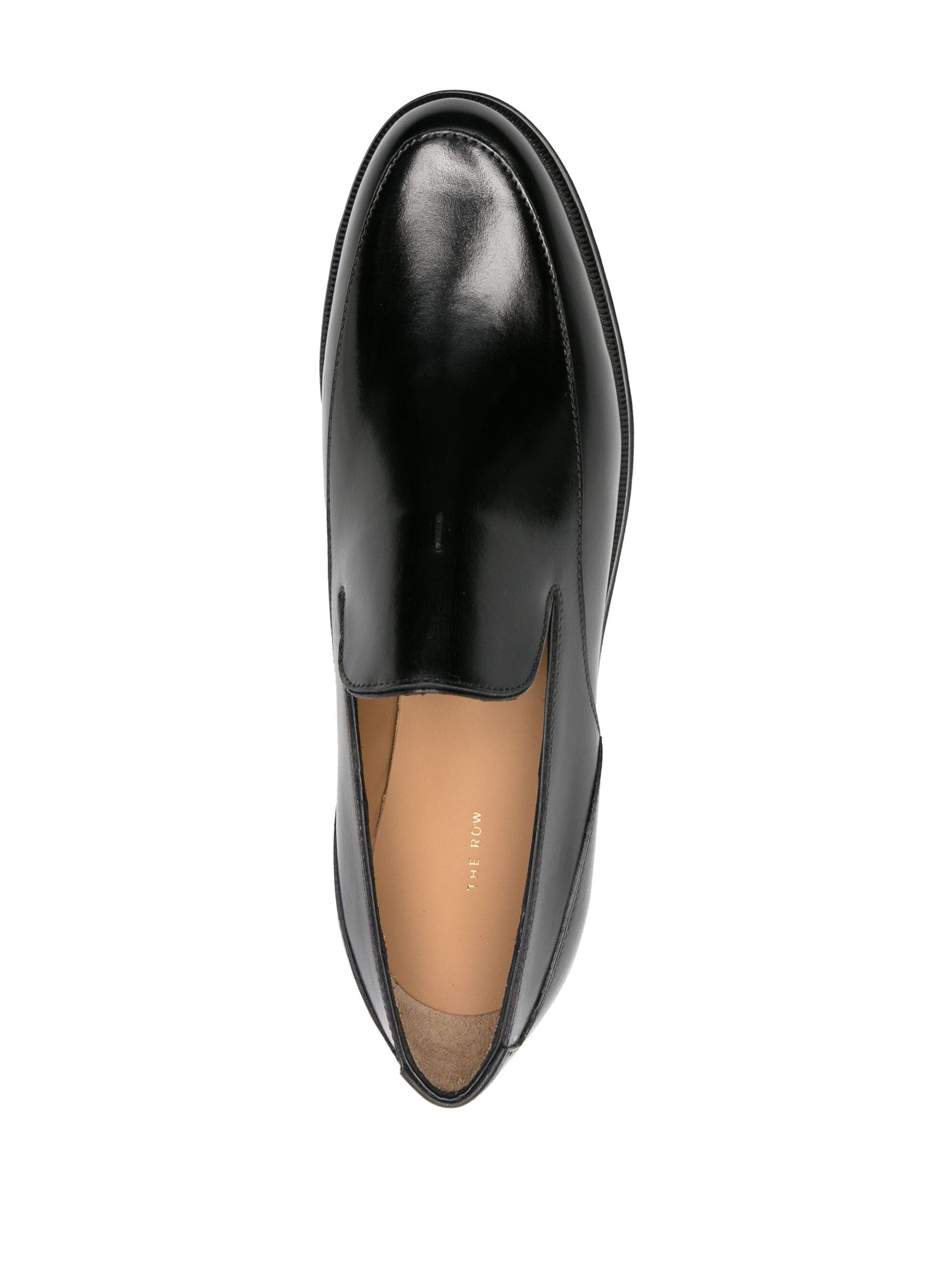 Black Enzo Leather Loafers - 4