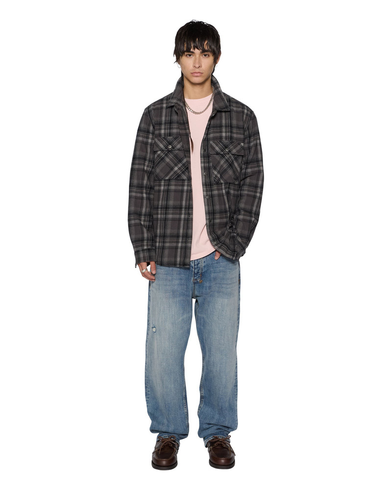 Ksubi SNAKEBITE SHIRT CHECK CHARCOAL outlook