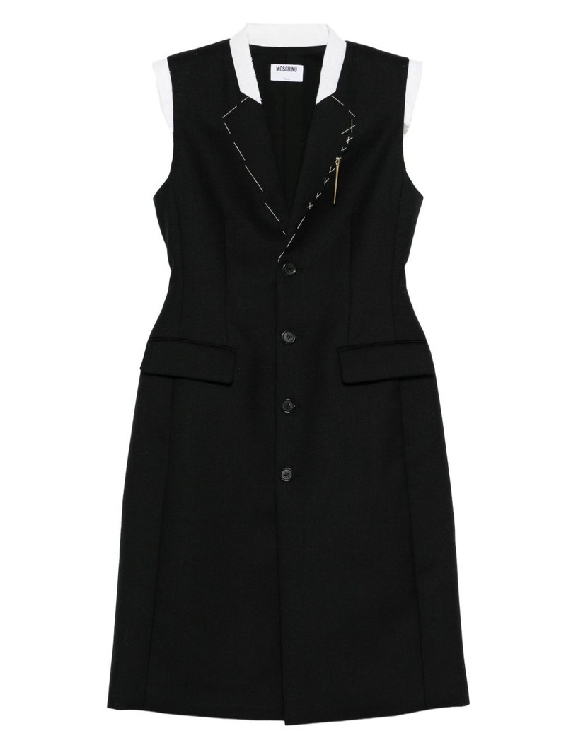 buttoned blazer dress 1