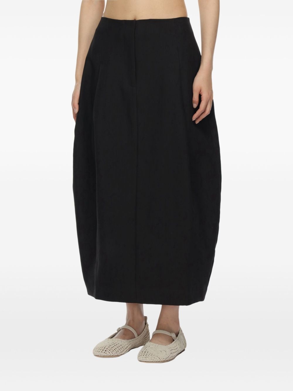 Darted midi skirt - 3