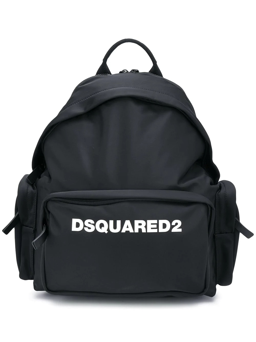 logo-print backpack - 1