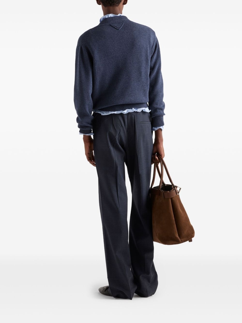logo-embroidered jumper - 3