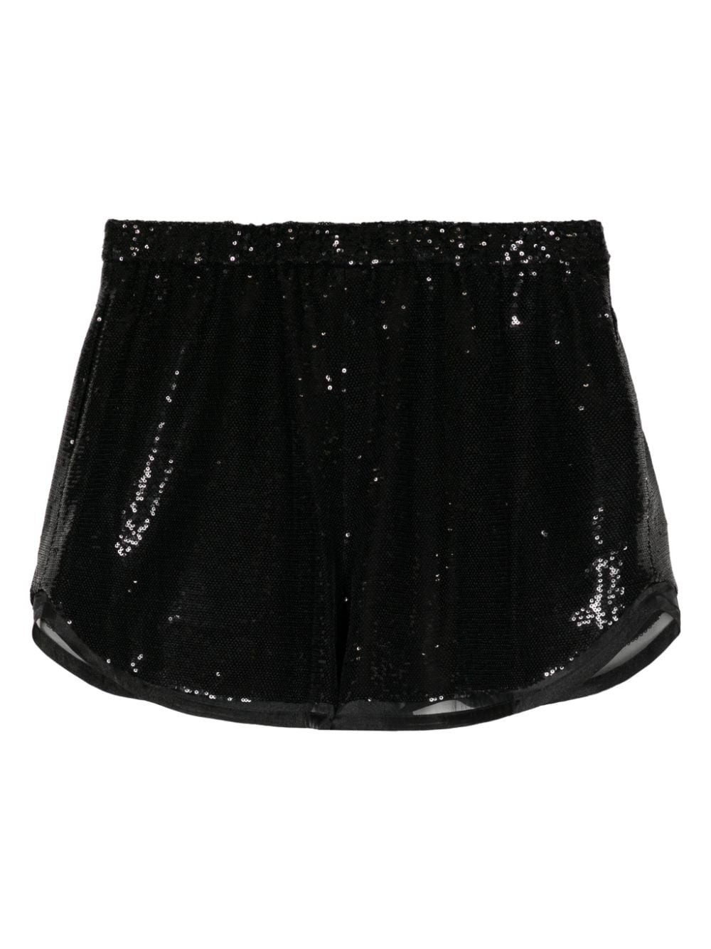 sequinned mini shorts - 2