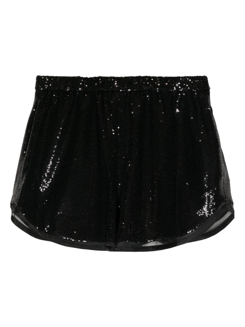 JUUN.J sequinned mini shorts outlook