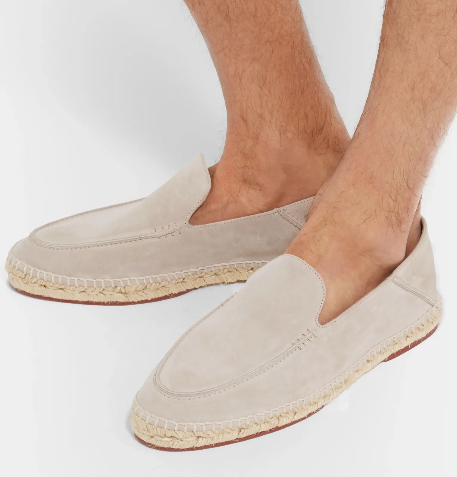 Seaside Walk Collapsible-Heel Suede Espadrilles - 14