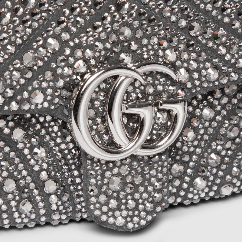 GG Marmont crystals small shoulder bag 6