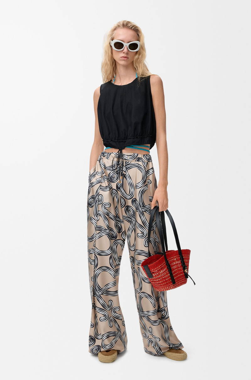 Loewe Elasticated trousers in silk outlook