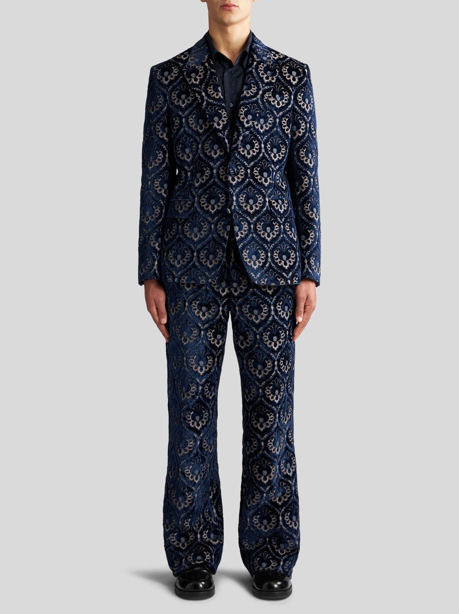 VELVET JACQUARD JACKET - 4