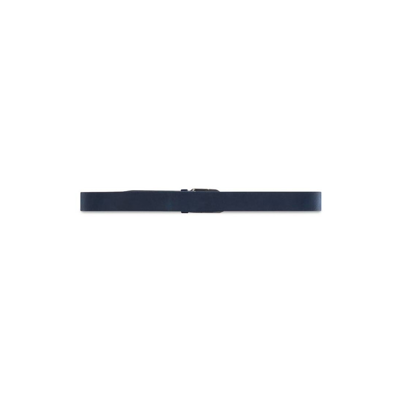 BALENCIAGA Men's Bb Large Belt in Blue outlook