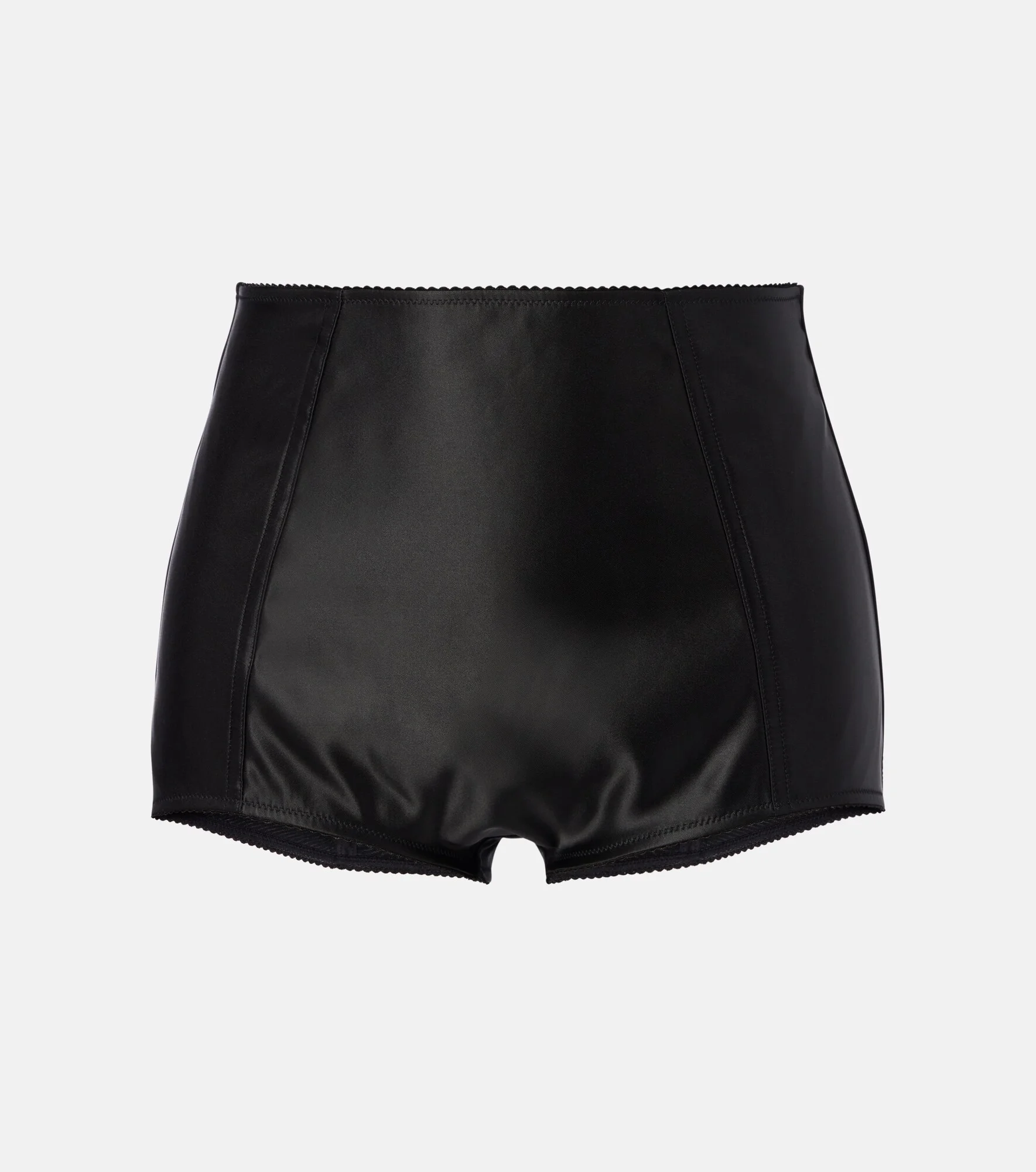 Satin micro shorts - 1