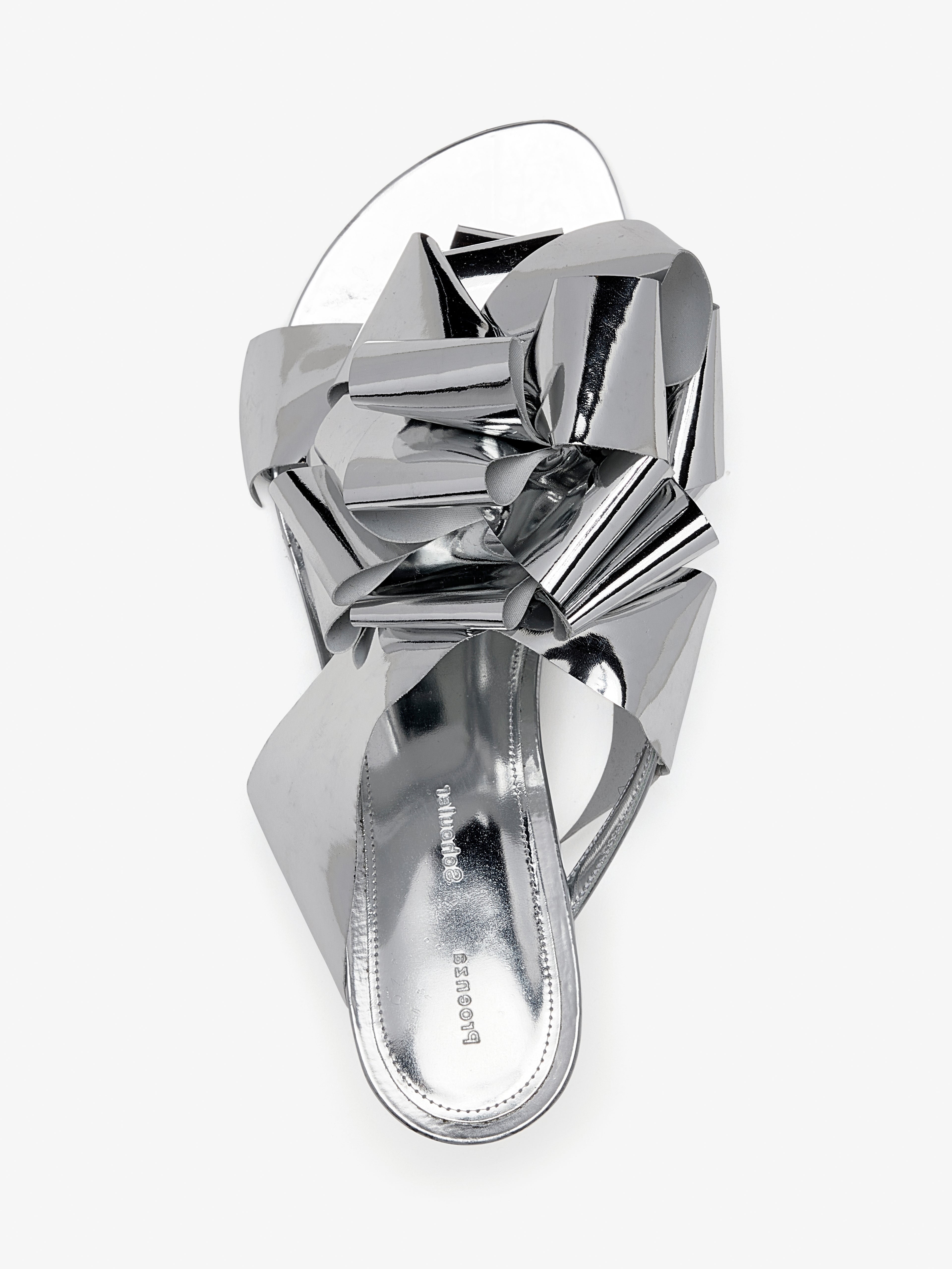Tee Souvenir Sandals in Mirror Foil - 3