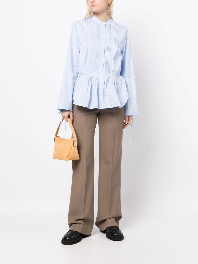 Aspesi peplum button-up shirt outlook