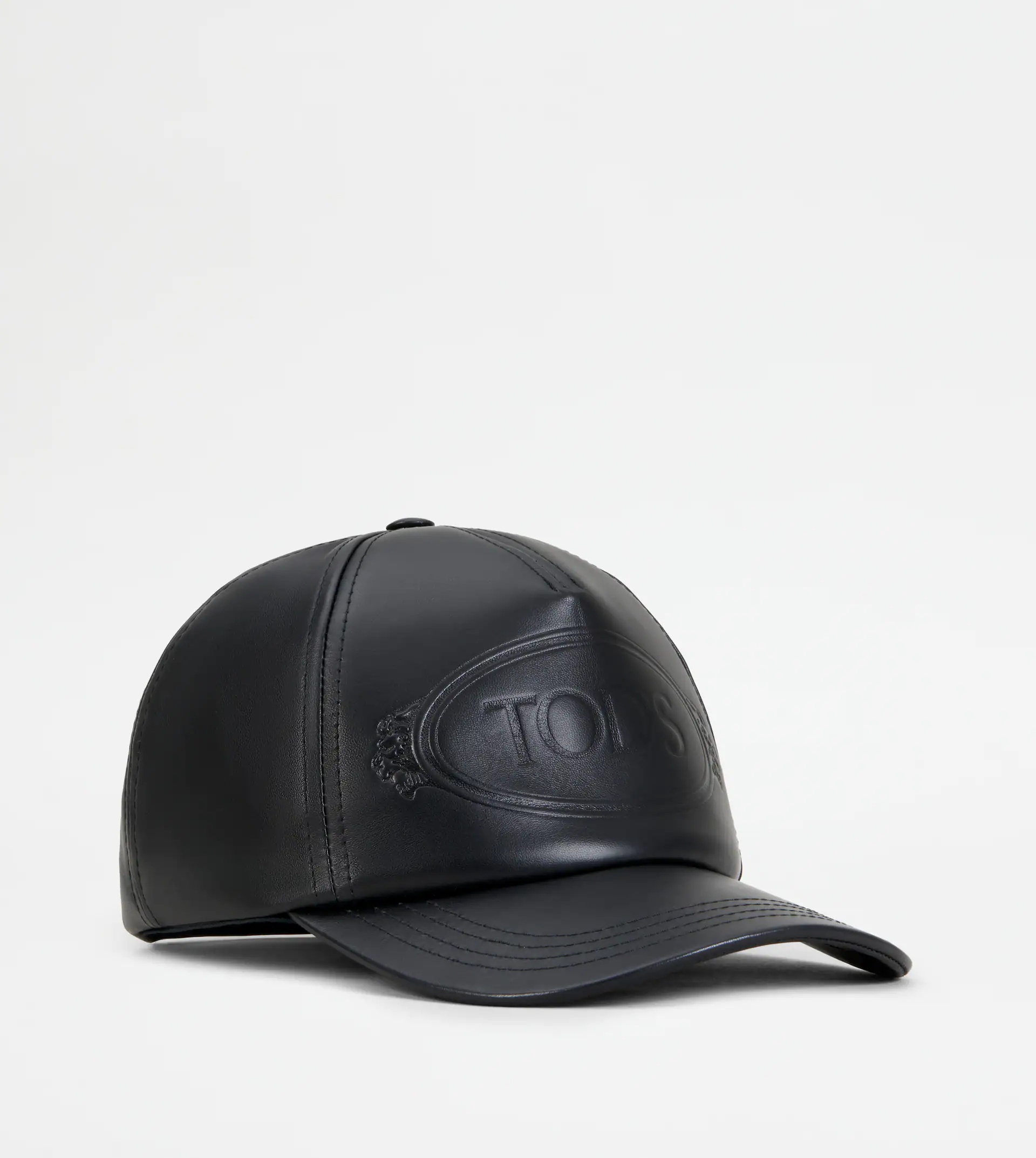 LEATHER CAP - BLACK - 2