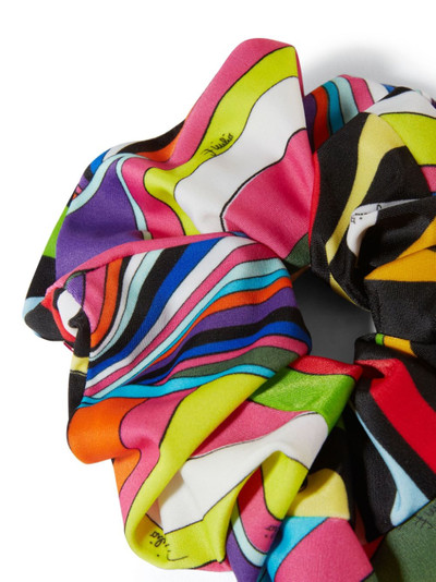 PUCCI Iride-print scrunchie outlook