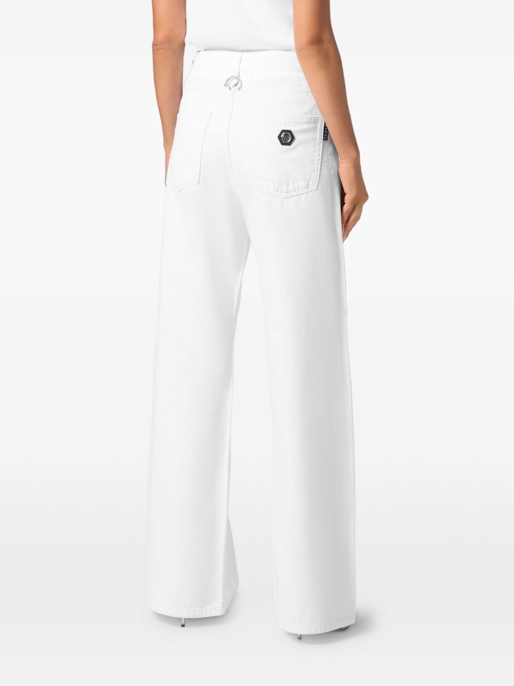 wide-leg jeans - 8