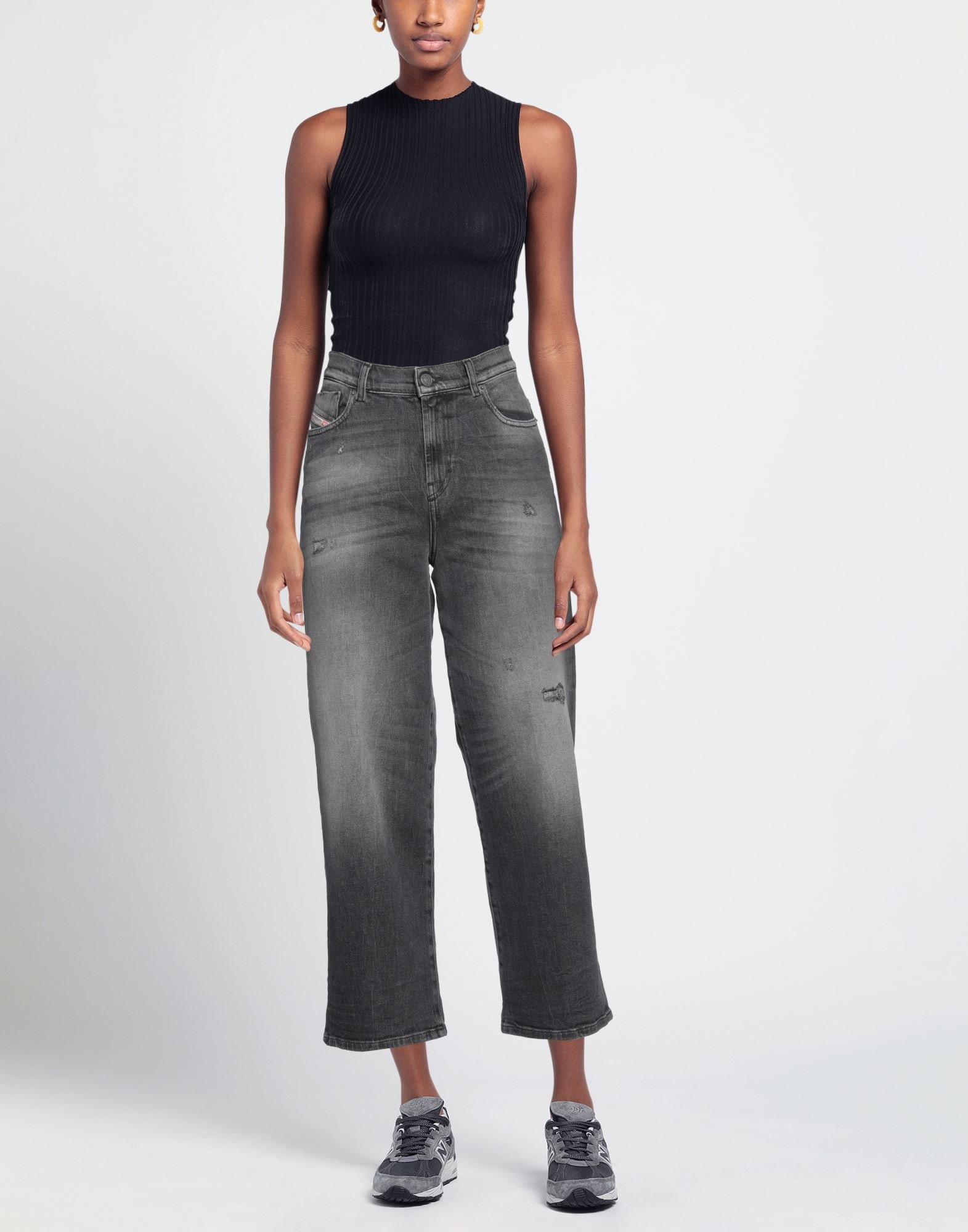 Black Women's Denim Pants - 2