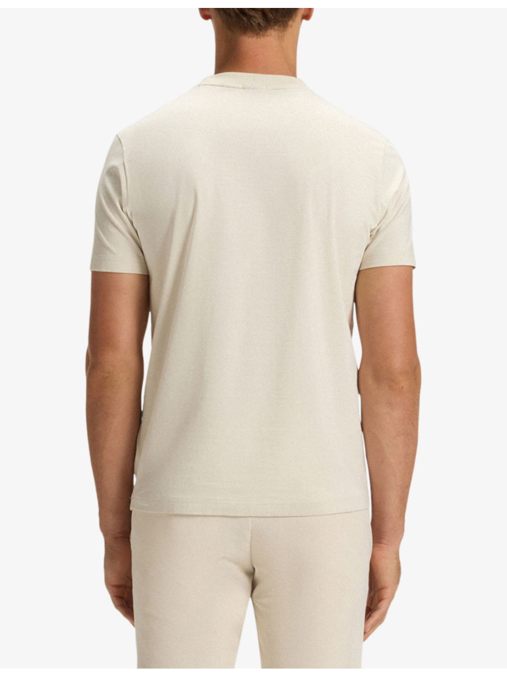 Brand-Embossed Short-Sleeved Stretch-Cotton T-Shirt - 4