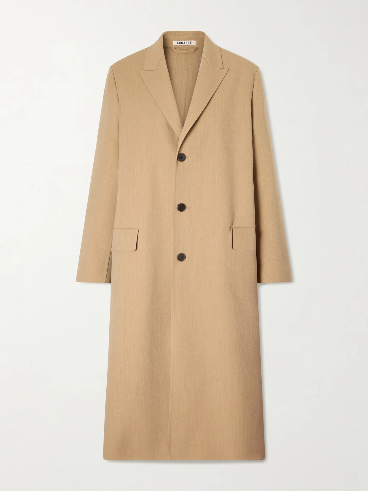 Wool-blend Gabardine Coat - 1