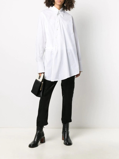 Ann Demeulemeester cropped belted trousers outlook