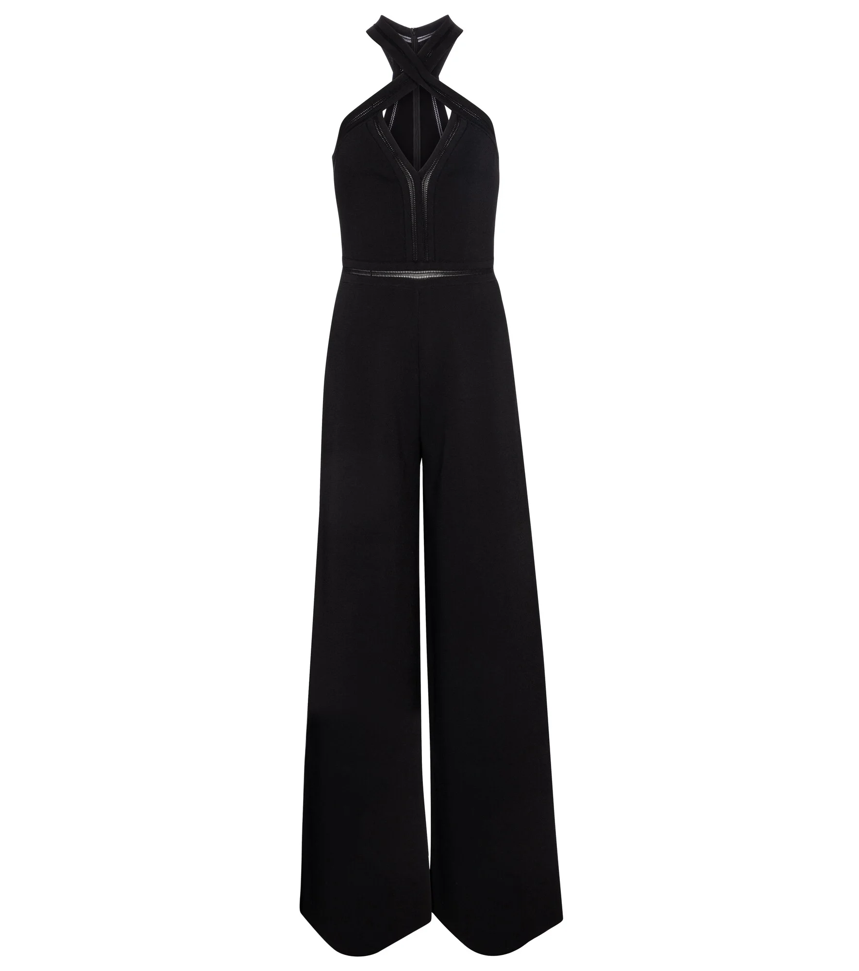 Halterneck knit jumpsuit - 1