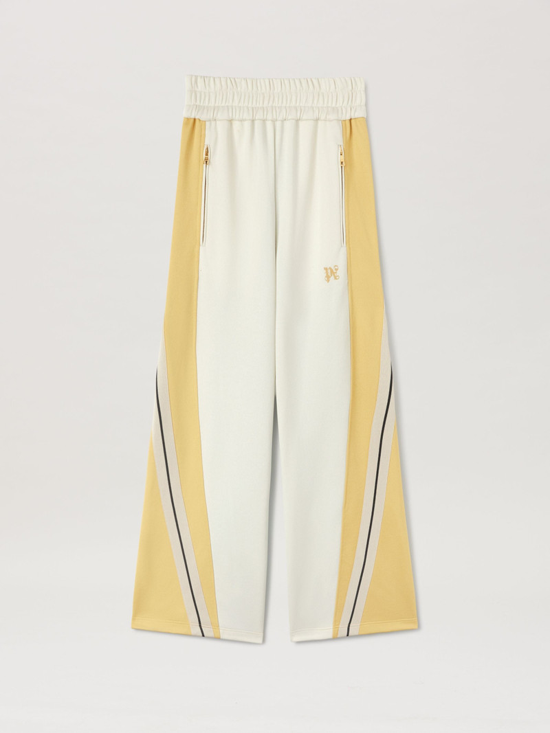 Monogram Colorblock Wide Track Pants 1