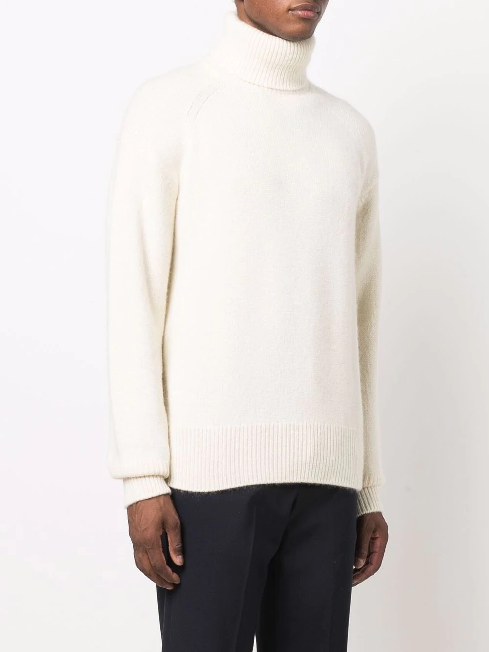 long-sleeve roll-neck jumper - 3